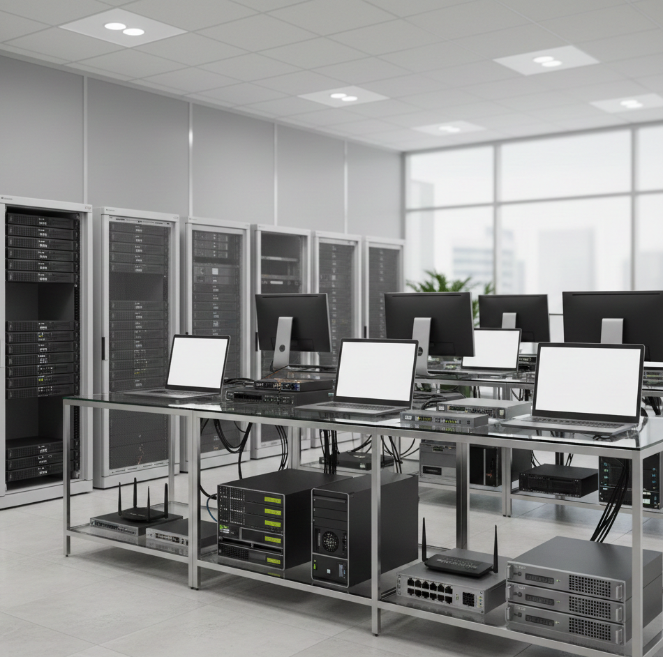 IT equipment rental services in Mumbai, India including laptop rental and server rental